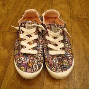 Skechers Bobs Tennis shoes Kitty Cats Memory foam Size 7 Womens